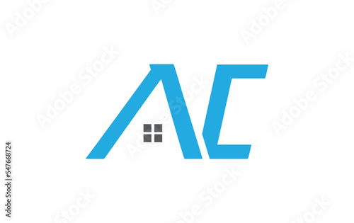 Free Download Real estate logo design icon and real estate symbol vector and flat house window monogram vector - GFXLoad