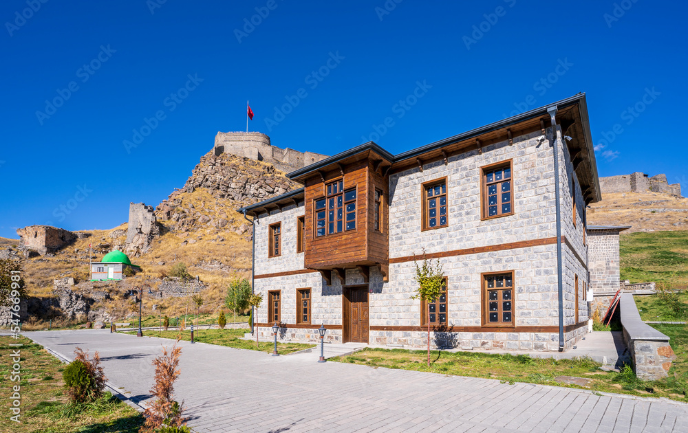 The historical district of Kars City view in Turkey The historical district of Kars City view in Turkey