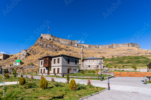 The historical district of Kars City view in Turkey