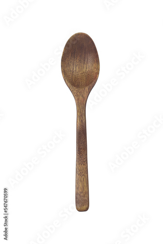 wooden kitchen spoon, kitchen spoon isolated from background © Nikolay