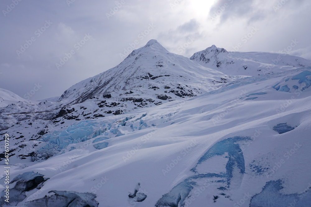 Inside the glacier