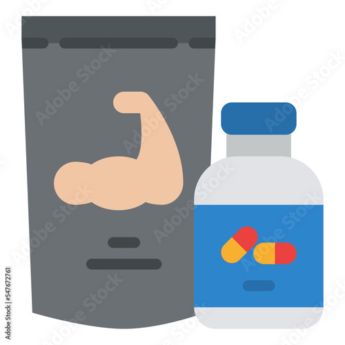 supplement nutrition pills vitamins icon