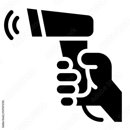 payment barcode scanner hand icon