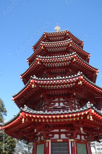 Pagoda in Kawasaki-Daishi Temple  Japan