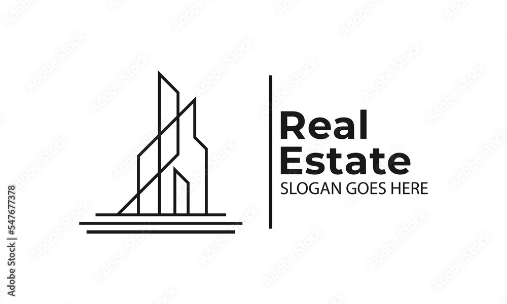 Real Estate, House, Building Construction Logo Design Vector Template Real Estate, House, Building Construction Logo Design Vector Template