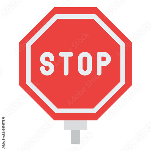 stop label sign safety icon