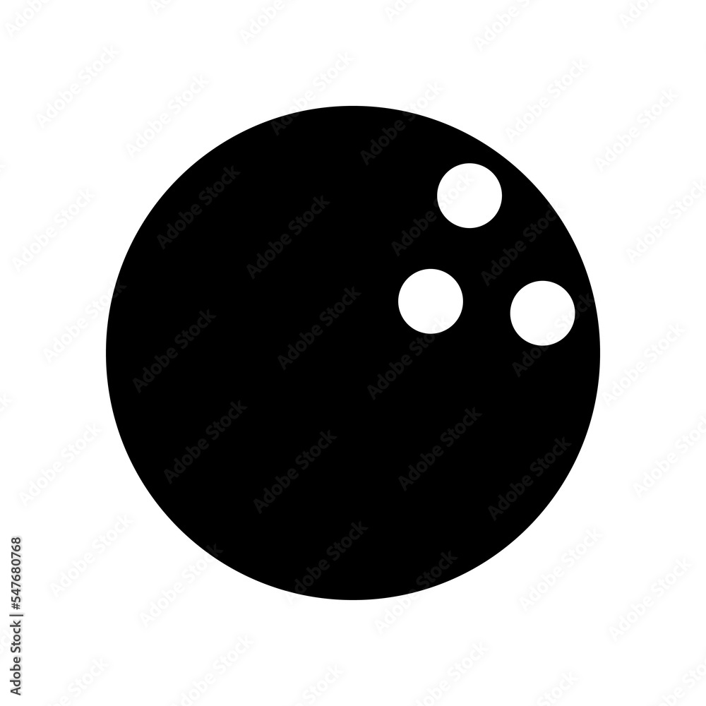 Bowling icon template Bowling icon template