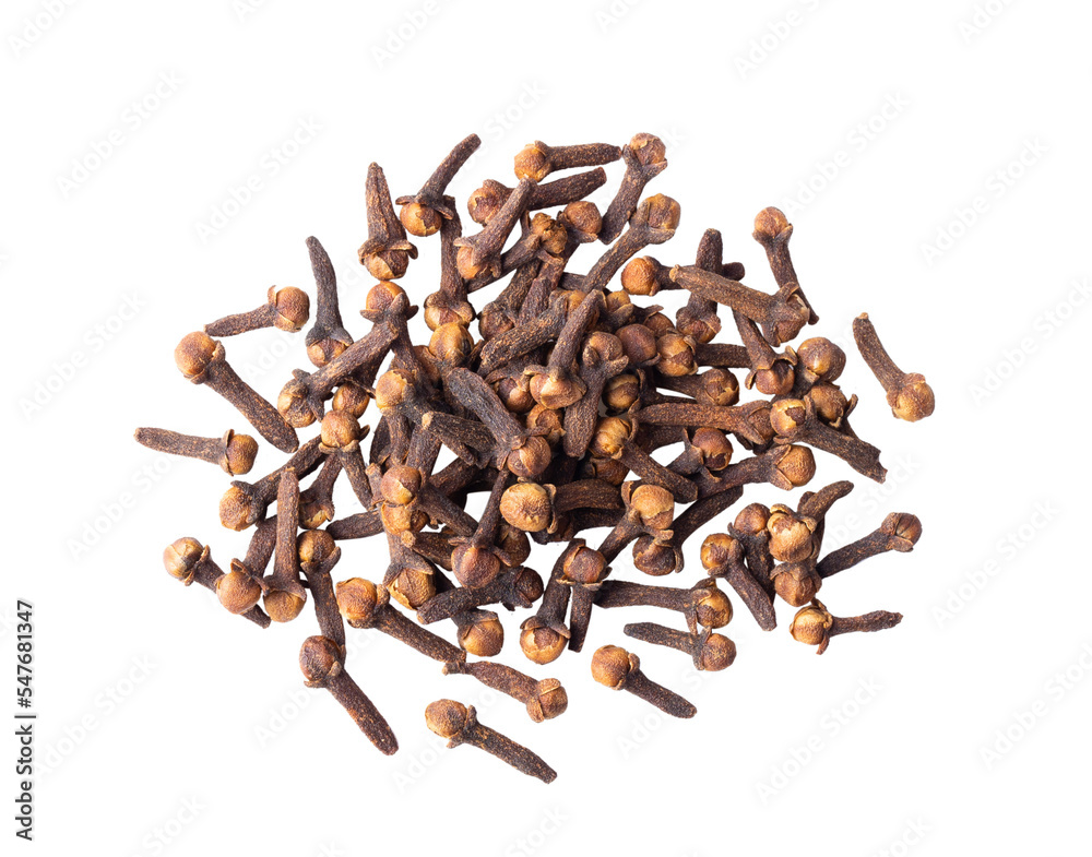 Dry cloves on transparent png