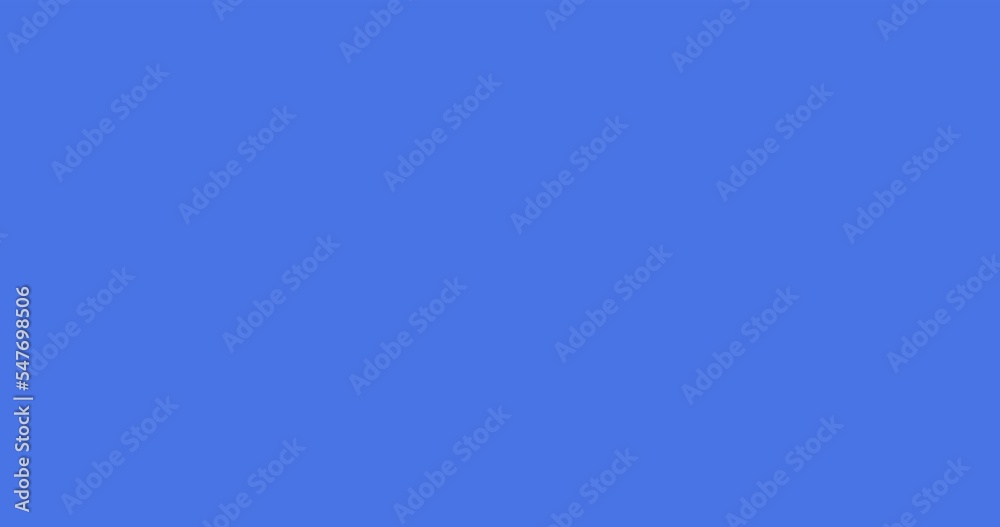 White Animated text 1st Half and 2nd Half for Broadcasting TV and Streaming with Medium Royal Blue Color