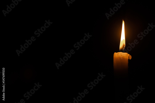 candle light in the dark