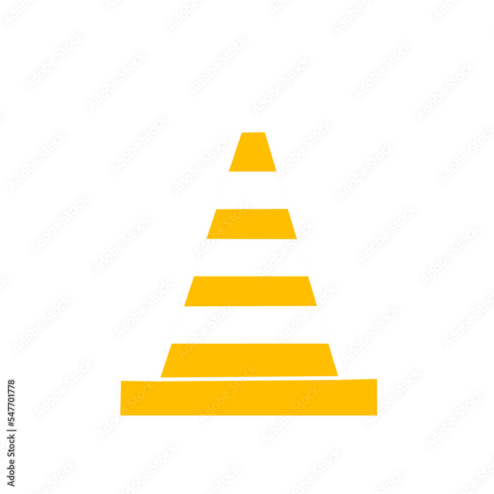 Traffic cone icon