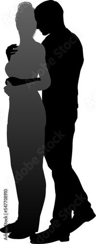 Young Couple People Silhouette