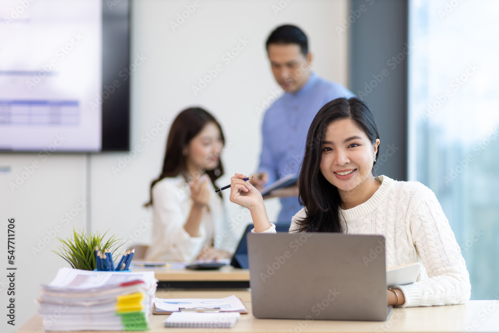 Portrait of a attractive business woman in a business office meeting room. Portrait of a attractive business woman in a business office meeting room.