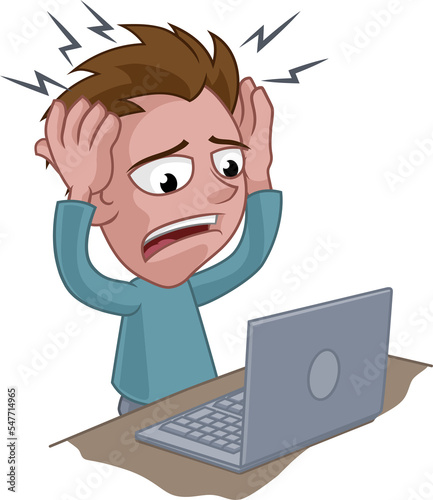 Stressed or Headache Man Wi...
