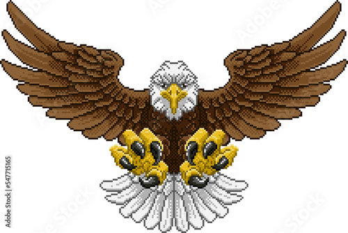 Eagle Pixel Art Arcade Game...