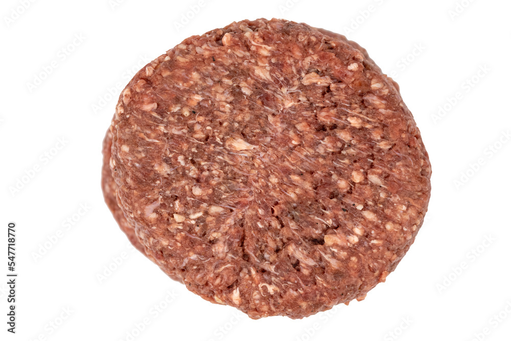 the fresh burger beef meat