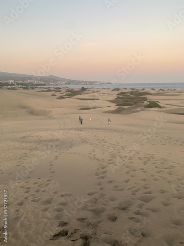 Dunes de Maspalomas aux   les Canaries