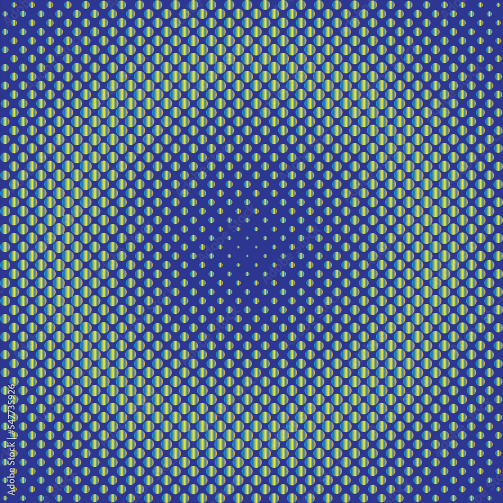 Halftone Pattern Design with Color Background Halftone Pattern Design with Color Background