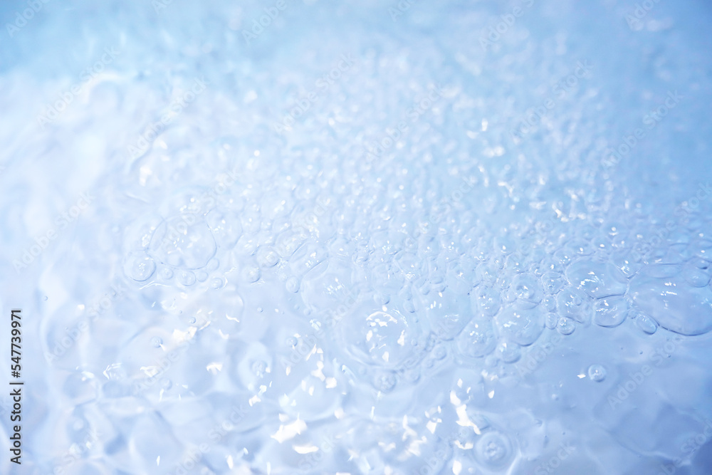 Blue water texture. Bubbles and bubbling water. Blue water texture. Bubbles and bubbling water.