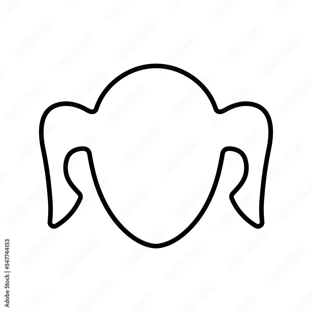 Along, with the avatar, the beauty icon. Simple vector using a white background Along, with the avatar, the beauty icon. Simple vector using a white background