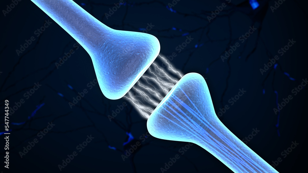 Synapse and neuron medical background Synapse and neuron medical background