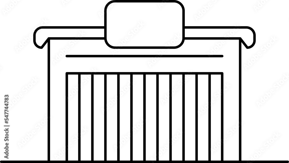 Buildings line vector icon. Bank, library, school, courthouse, hospital, university. Architecture concept. Can be used for topics like office, city, real estate and other. Buildings line vector icon. Bank, library, school, courthouse, hospital, university. Architecture concept. Can be used for topics like office, city, real estate and other.