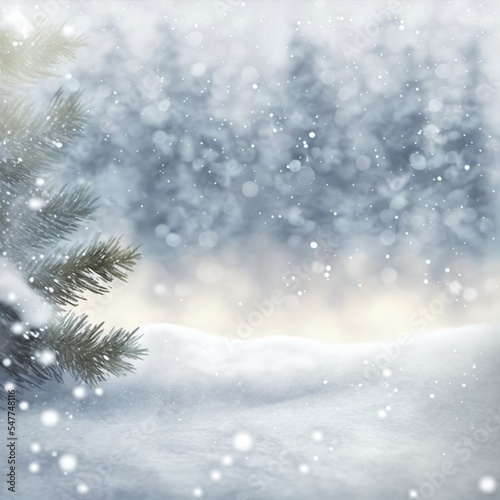 Christmas background with fir branches © Pinevilla