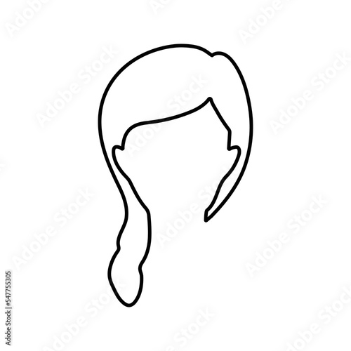 Perm, hair, saloon icon. Editable vector graphics.