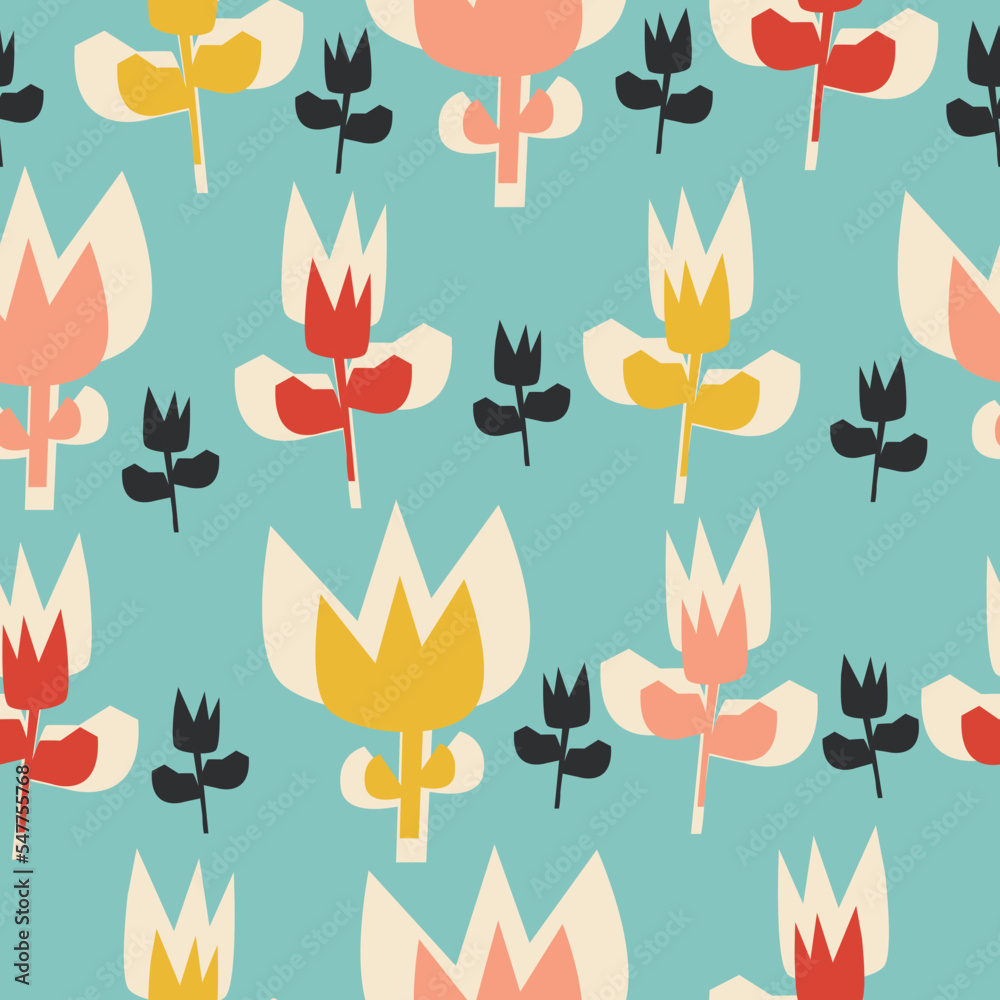 Garden flower, plants ,botanical ,seamless pattern vector design for fashion,fabric,wallpaper and all prints on green mint background color. Cute pattern in small flower. Small colorful flowers. Garden flower, plants ,botanical ,seamless pattern vector design for fashion,fabric,wallpaper and all prints on green mint background color. Cute pattern in small flower. Small colorful flowers.