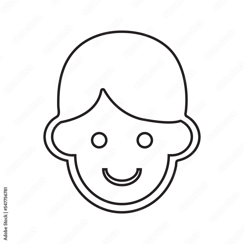 Woman Icon. Hair Vector design. Black editable vector graphics. Woman Icon. Hair Vector design. Black editable vector graphics.