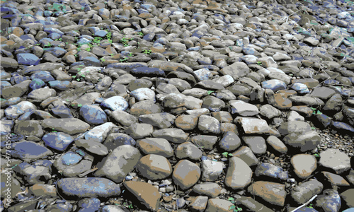 stones on the beach