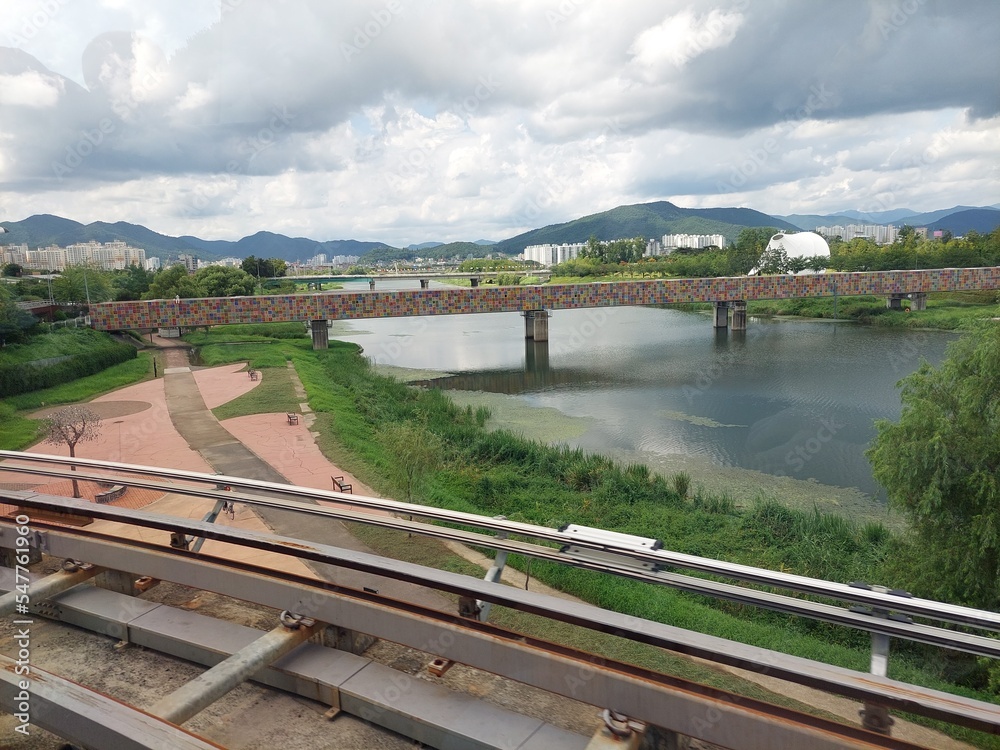 bridge over river