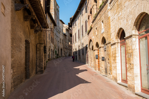 Scenes around San Gimignano in Tuscany  Italy.