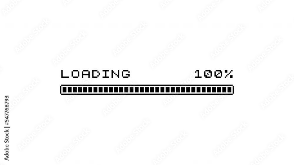 Loading Record Images Loading Progress Bar. 4K Video. Pixel Preloader. Downloading Barloading ...