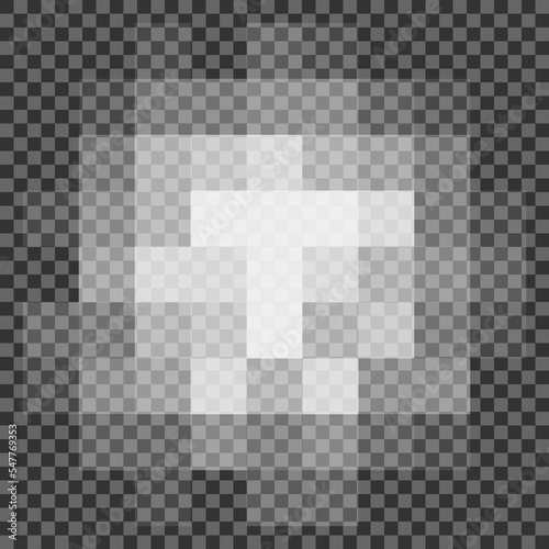 Pixel censored signs for design. Censorship rectangle texture. Black censor bar on a transparent background – for stock