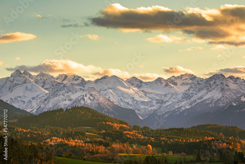 Oberstdorfer Berge - Alpen - Allgäu - Herbst - Panorama