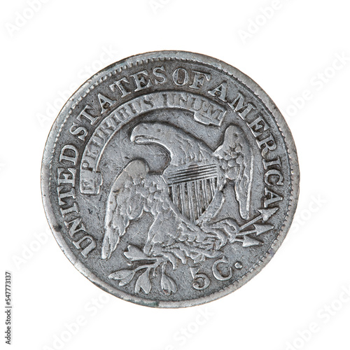 1830 Antique USA Half Dime Nickel Five Cent Coin