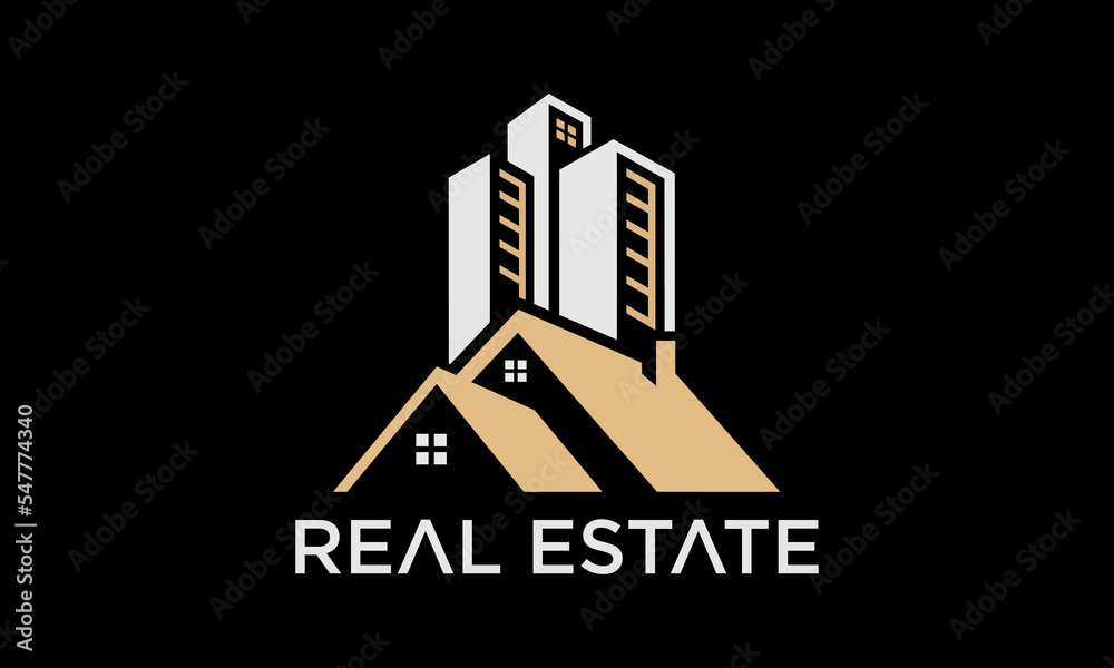 real estate building logo design