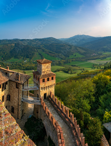 Vigoleno, view from the tower photo