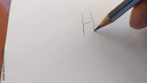 pencil and paper