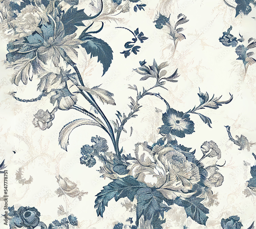 custom made wallpaper toronto digitalToile pattern blue and white