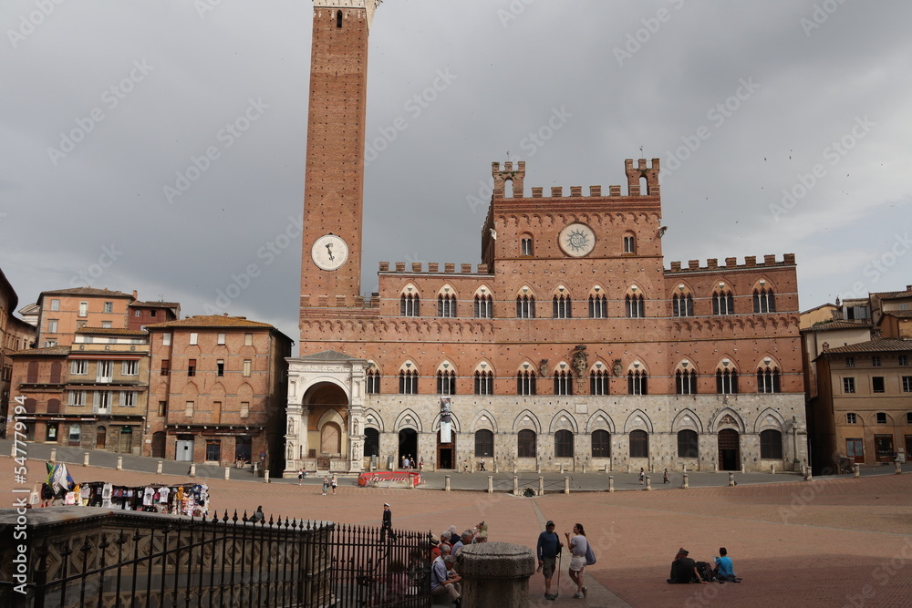piazza del campo city, Florence, Italy