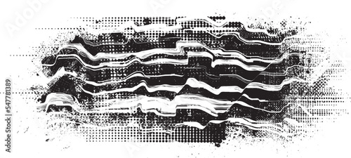 Grunge urban background. Vector. Textured banner . Futuristic digital background. Grungy effect . Abstract,splattered , dirty,cyber punk poster for your design. 