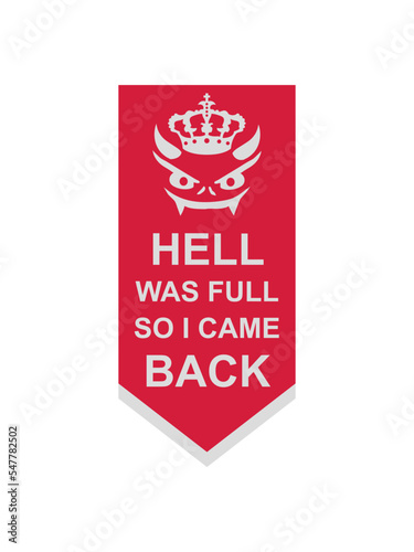 hell was full Zitat 