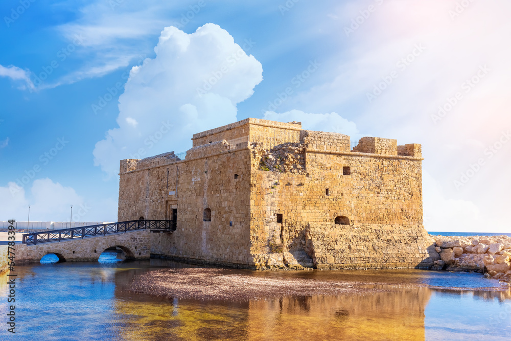The amazing Paphos Castle is the most popular tourist destination in Cyprus