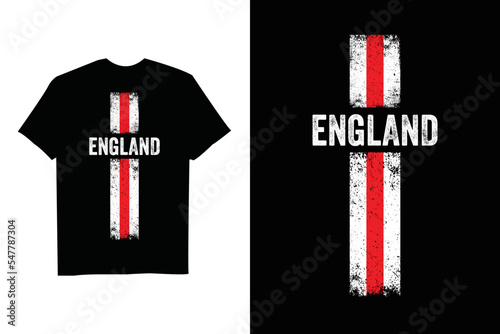England Flag Soccer Football Jersey 2022 Flag T-Shirt