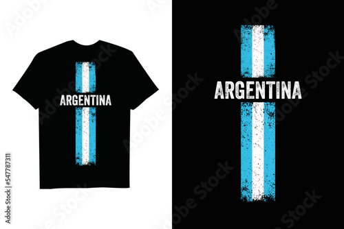  Argentina Flag Soccer Football Jersey 2022 Flag T-Shirt