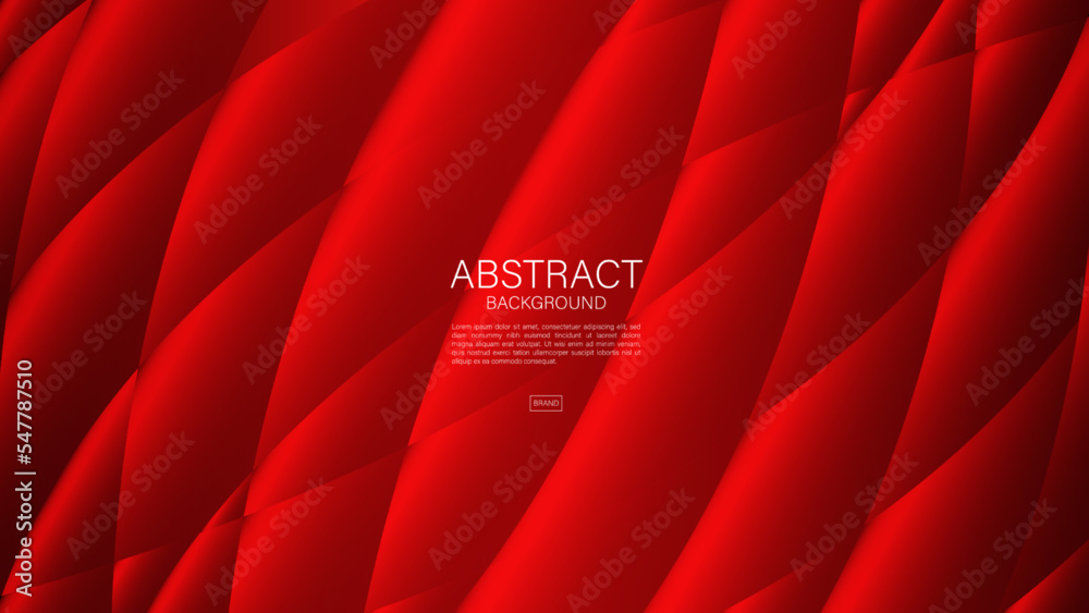 Red abstract background, polygon vector, Geometric vector, Minimal ...