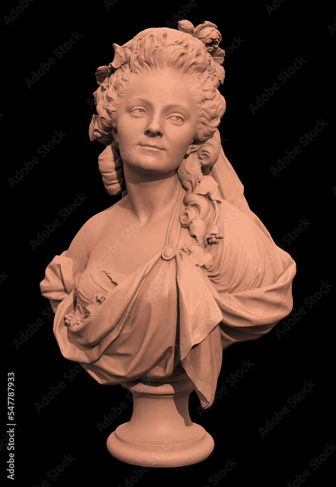 Obraz premium Bust of the Paris Opera Dancer Marie-Madeleine Guimard known as 