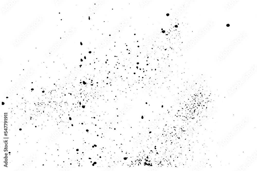 Ink spray dots, paint brush drops, background. Vector illustration